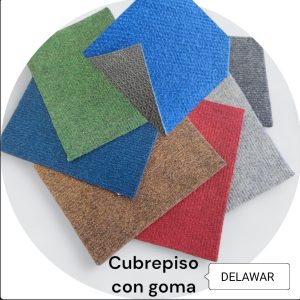 Cubrepiso con goma